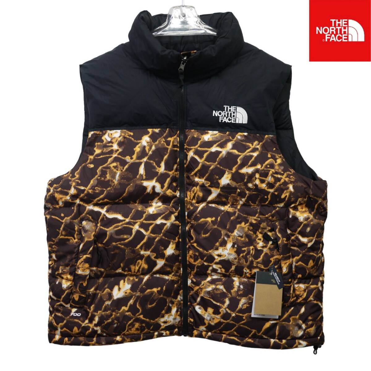 US限定新品 ノースフェイス レトロ ヌプシ ダウン ベスト XXL ブラック/ブラウン系 THE NORTH FACE 96 RETRO NUPTSE VEST 日本未発売 ja44拍卖