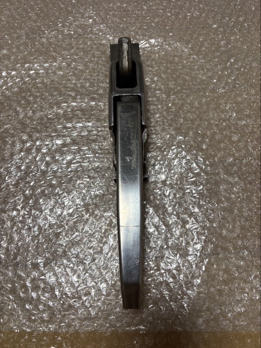 ★トラック エビ金ハンドル 土台付 バネカン エビカン 荷台、箱 ボディー加工 ステンレス製 1点セット (シレ5 ) デコトラ  拍卖