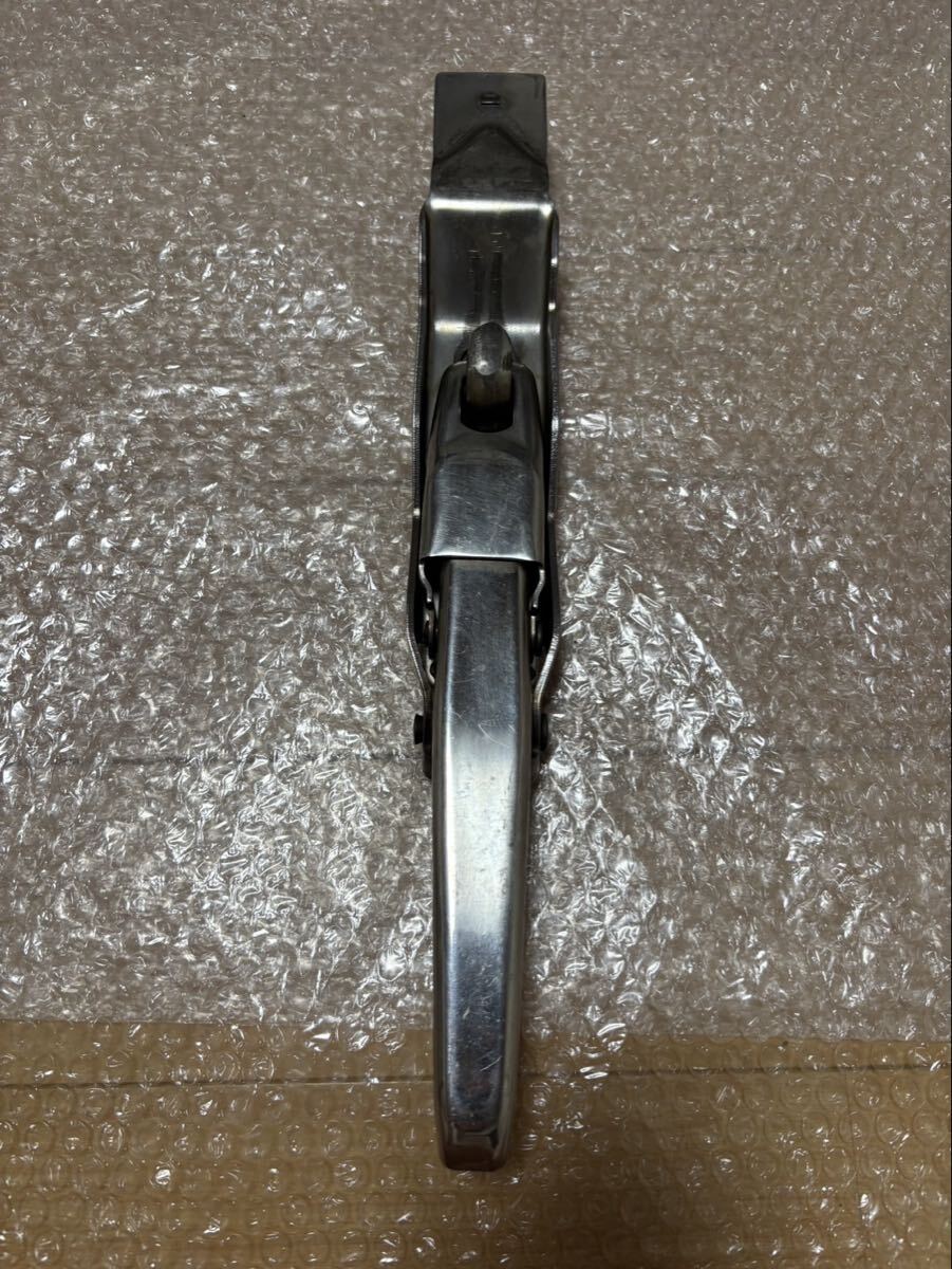 ★トラック エビ金ハンドル 土台付 バネカン エビカン 荷台、箱 ボディー加工 ステンレス製 1点セット (シレ7 ) デコトラ 拍卖