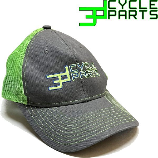 1点物◆ツートン蛍光緑グレーCPスナップバック帽子メッシュキャップ古着メンズレディースOKアメカジ90sストリートUSAブランド中古349639拍卖