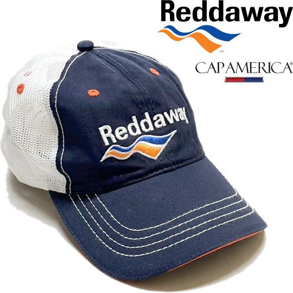 1点物◆Reddaway紺白ツートン帽子メッシュキャップ古着メンズレディースOKアメカジ90sストリート/スポーツブランド中古USA企業物349697拍卖