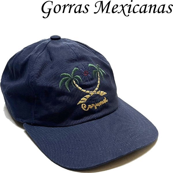 1点物◆ケイマン諸島CAYMAN紺ヤシの木帽子ベースボールキャップ古着メンズレディースOKアメカジ90sストリート/スポーツUSAブランド349747拍卖