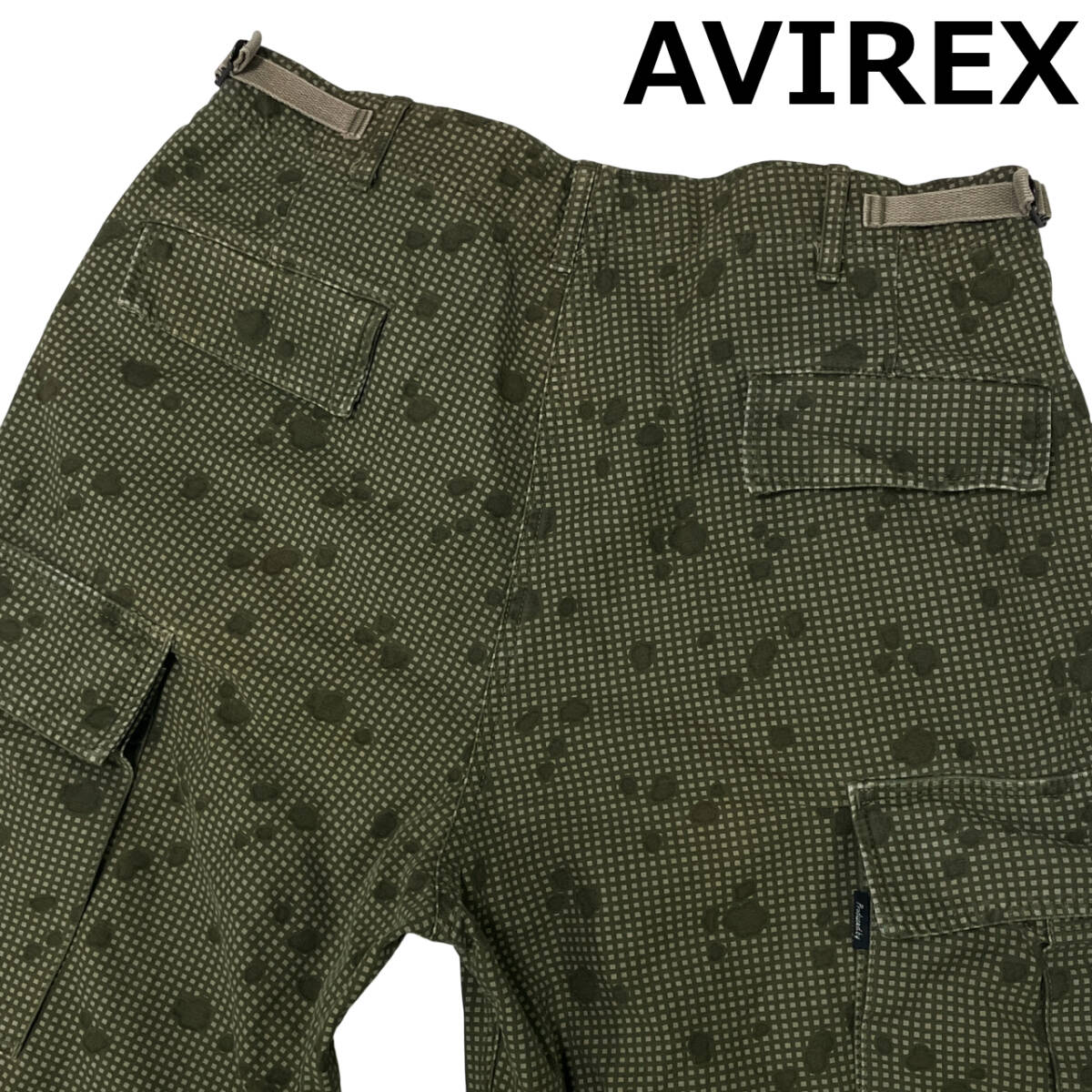 AVIREX Night Desert Camo カーゴパンツ サイズXL (約88cm W34相当) アヴィレックス 希少 迷彩 ミリタリー コットン パンツ 上野商会拍卖