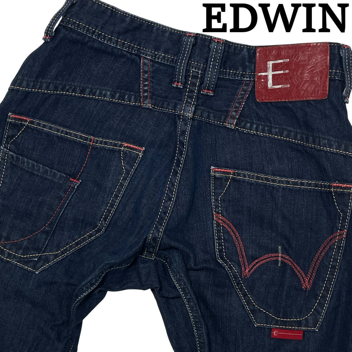 EDWIN エドウィン EG5007 Sサイズ (約76cm W30相当) 日本製 立体裁断 E-Function サルエル デニムパンツ メンズ ジーンズ拍卖