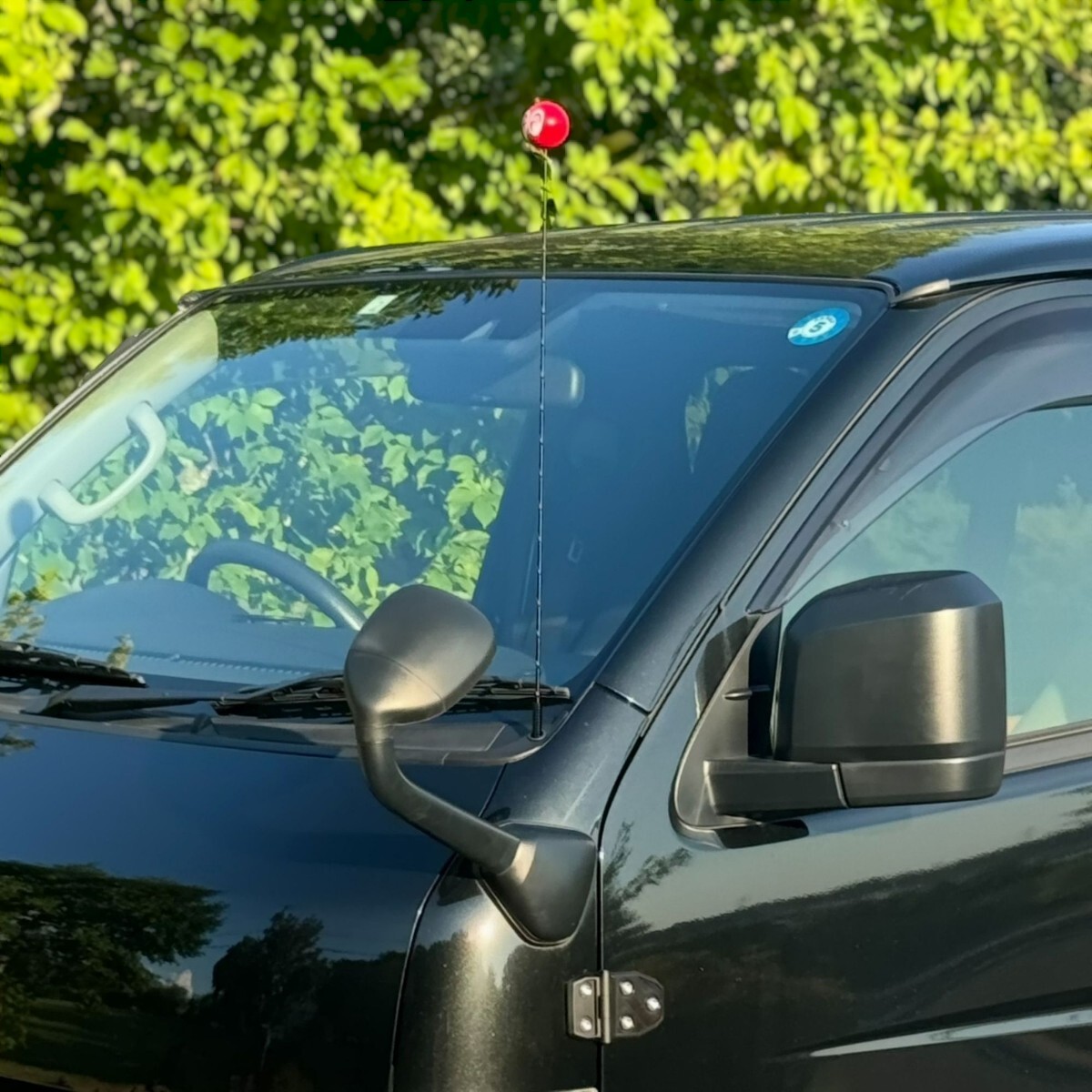 ナロー用★ミディアム USアンテナ キット★200系 ハイエース アクセサリー パーツ USカスタム ダミーアンテナ トッパー マスコット用拍卖