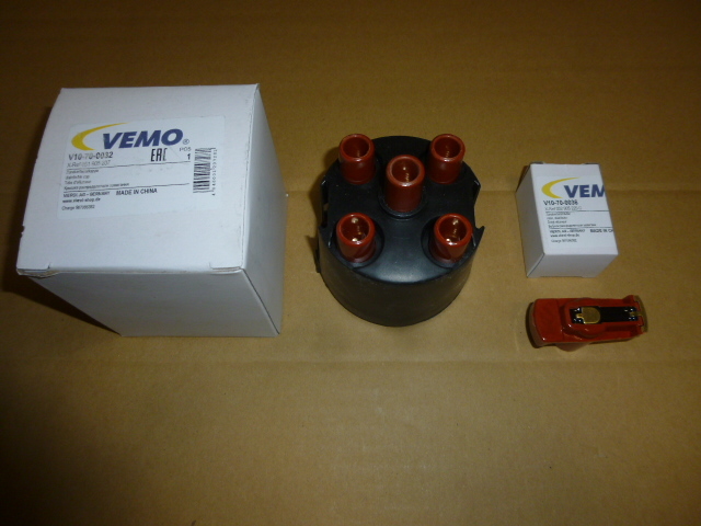 ヴァナゴンT3/カラベルT3 2.1用デスビキャップ/ローターセット新品拍卖