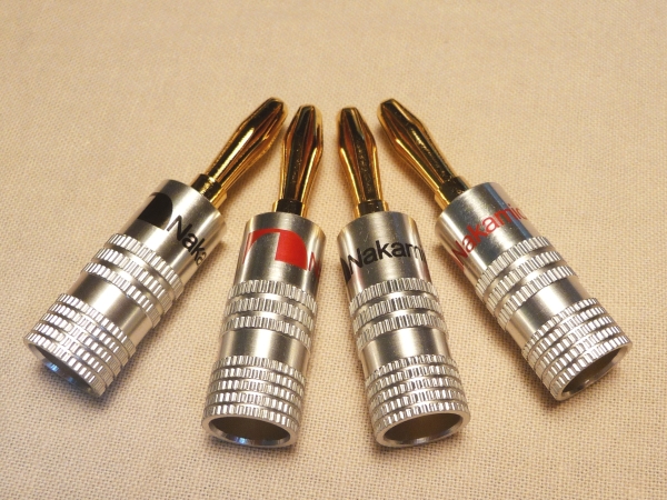 ♪♪Nakamichi標準バナナプラグ 信頼の台湾製!⑬♪♪拍卖