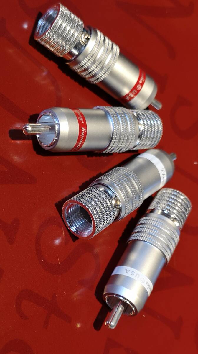 ♪♪CMC高性能RCA銀メッキプラグ4本セット①♪♪拍卖