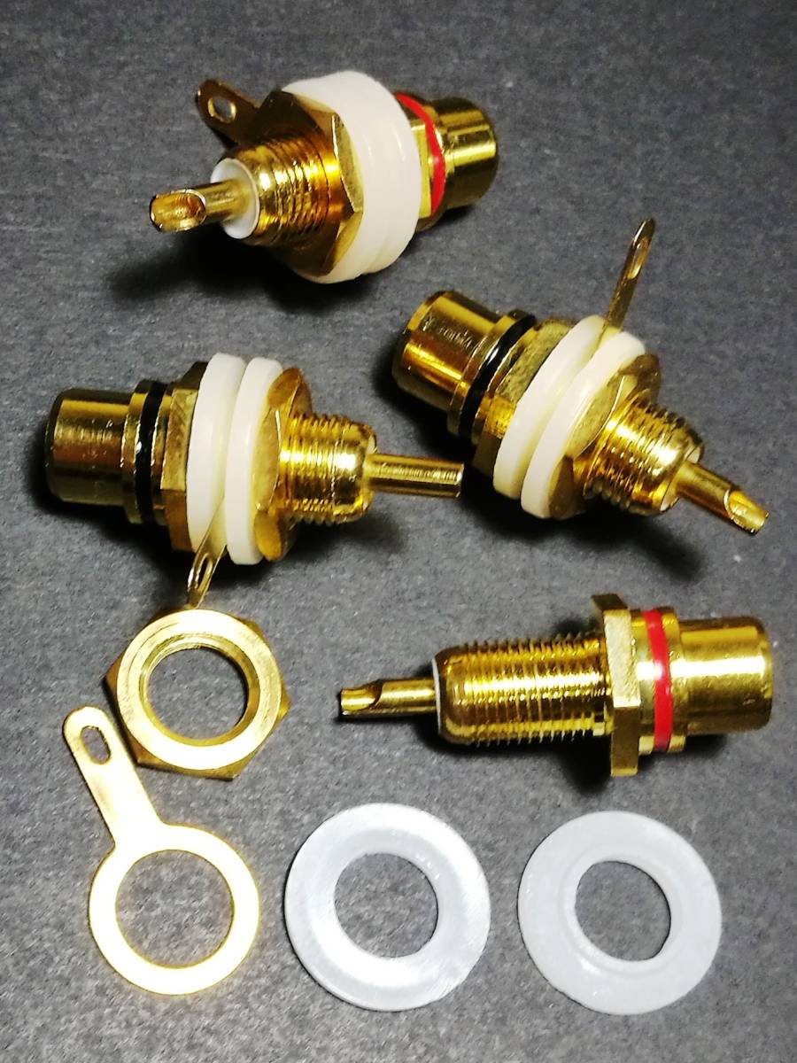 ♪♪ハイグレードRCAジャック 自作品や修理用に!⑥♪♪拍卖
