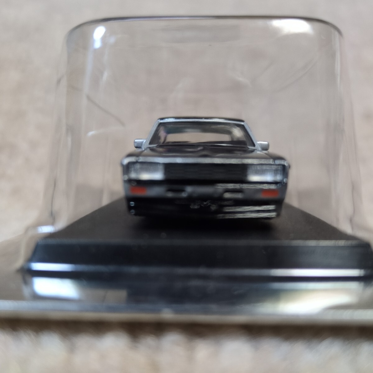 HC130 アオシマ 1/64 グラチャン 6 130ローレル 1972年式 ② 黒色 メッシュ風 ブラック 旧車會 高速有鉛 街道レーサー シャコタン ブタケツ拍卖