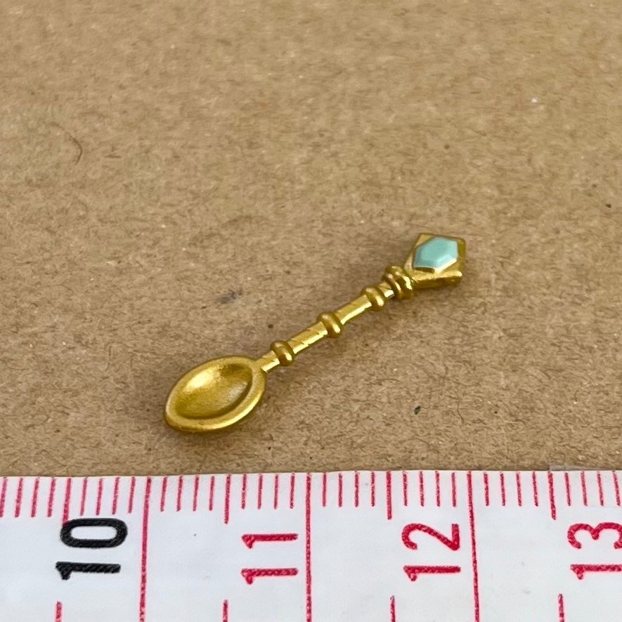 チャイスプーン ミニチュア品 リーメント あこがれ食器コレクション ぷちサンプル ティースプーン拍卖