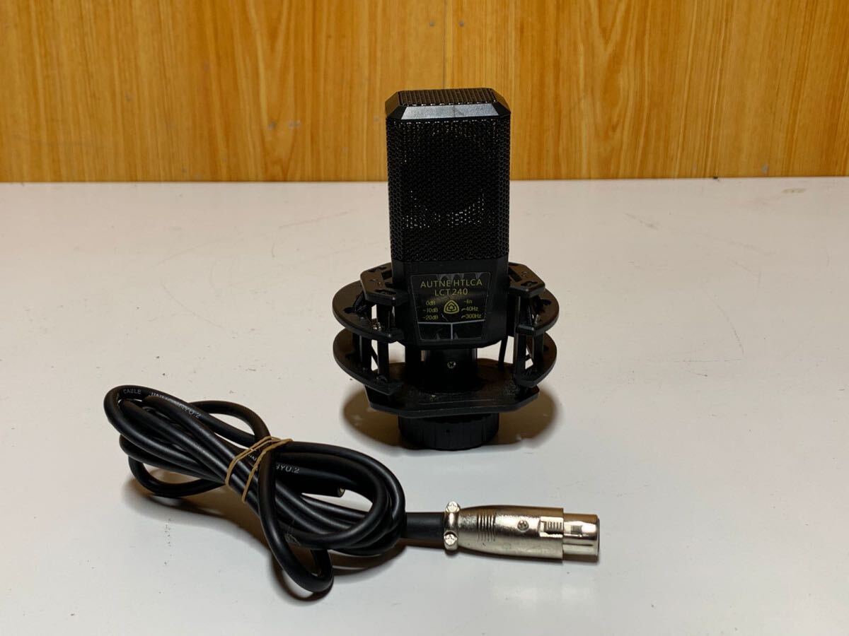 (190)AUTNE HTLCA LCT240 コンデンサーマイク 動作未確認 現状品拍卖