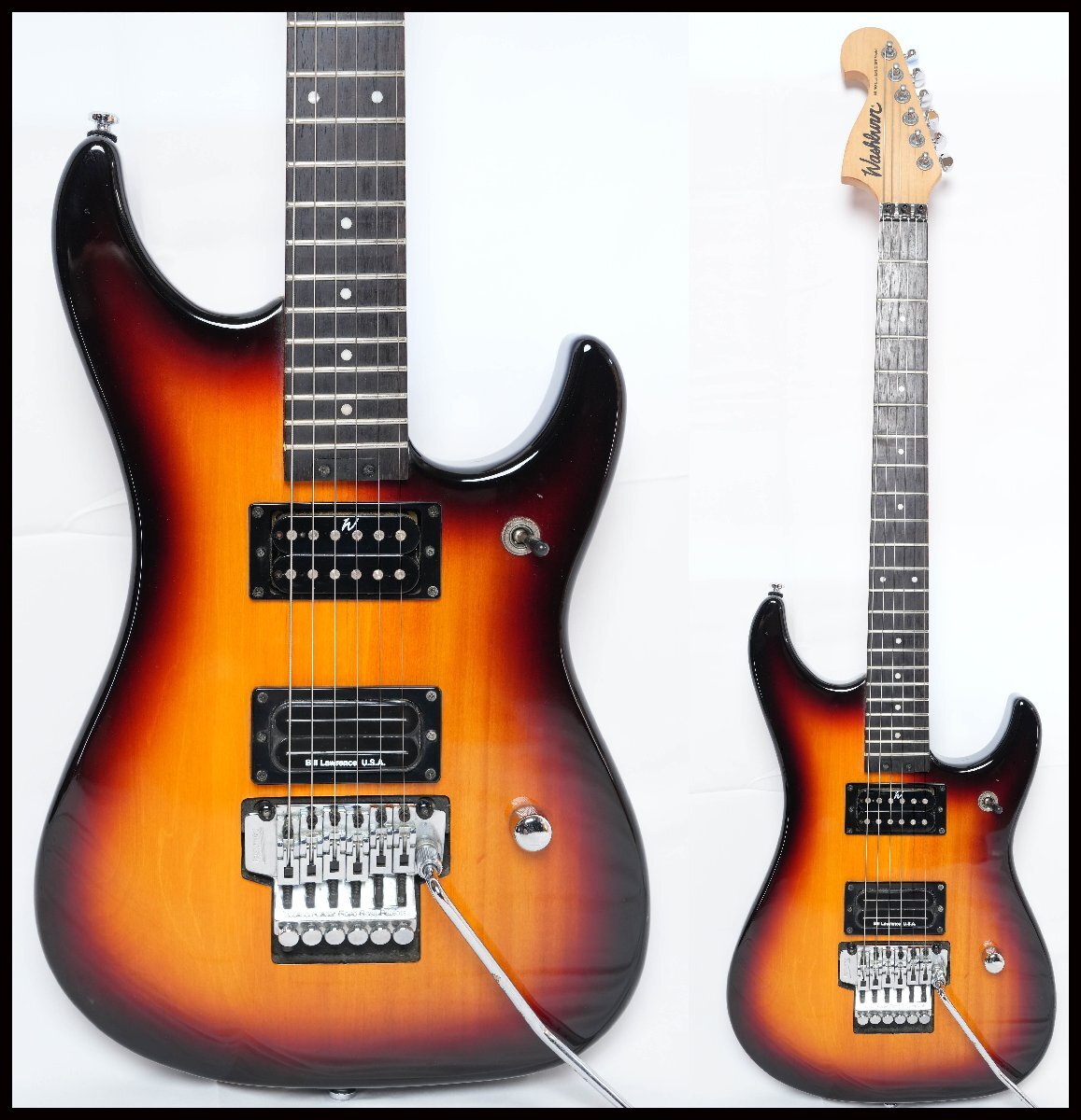 ★WASHBURN★N-2 Sunburst レアカラー NUNO ヌーノベッテンコートモデル Bill Lawrence L-500搭載モデル 美品★拍卖