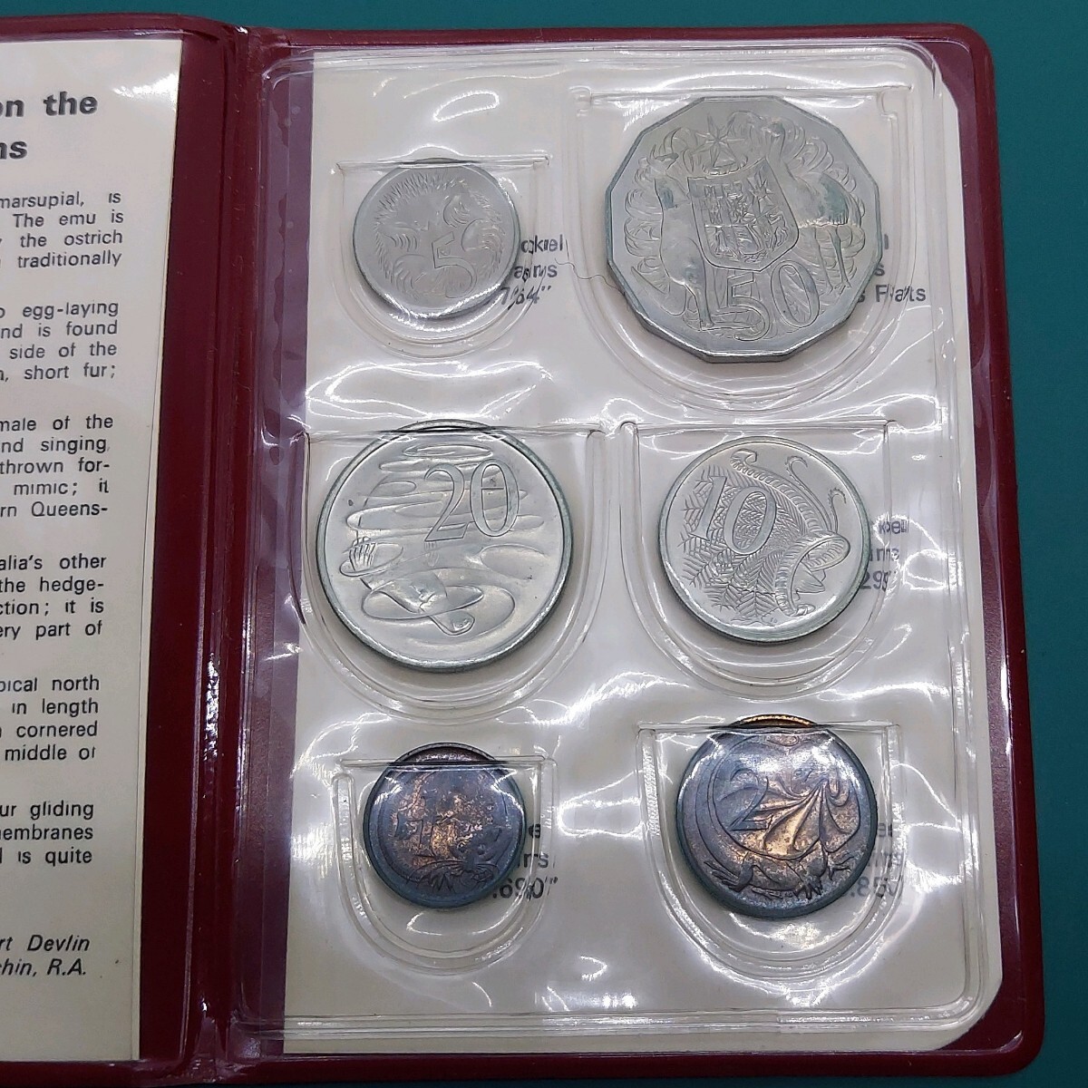 ROYAL AUSTRALIAN MINTコインセット 1972年 オーストラリアミントコインセット 【L72】拍卖