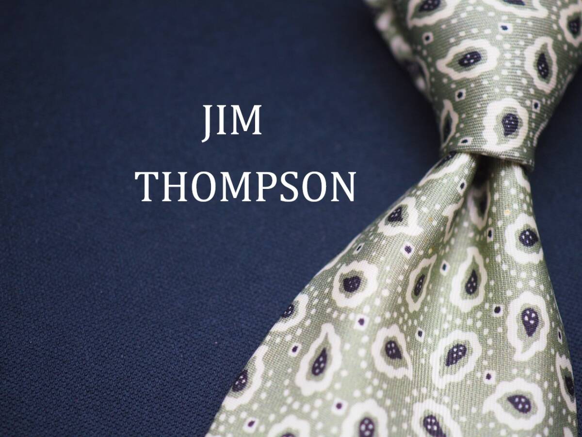 美品【JIM THOMPSON ジムトンプソン】 F1051 SILK ブランド ネクタイ 古着 良品拍卖