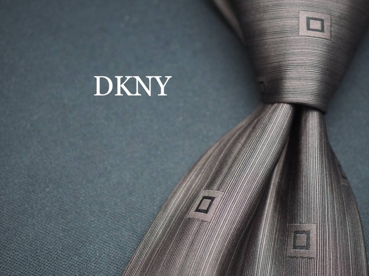 【DKNY ダナキャラン ニューヨーク】 F1564 ブラウン系 SILK ブランド ネクタイ 古着 良品拍卖