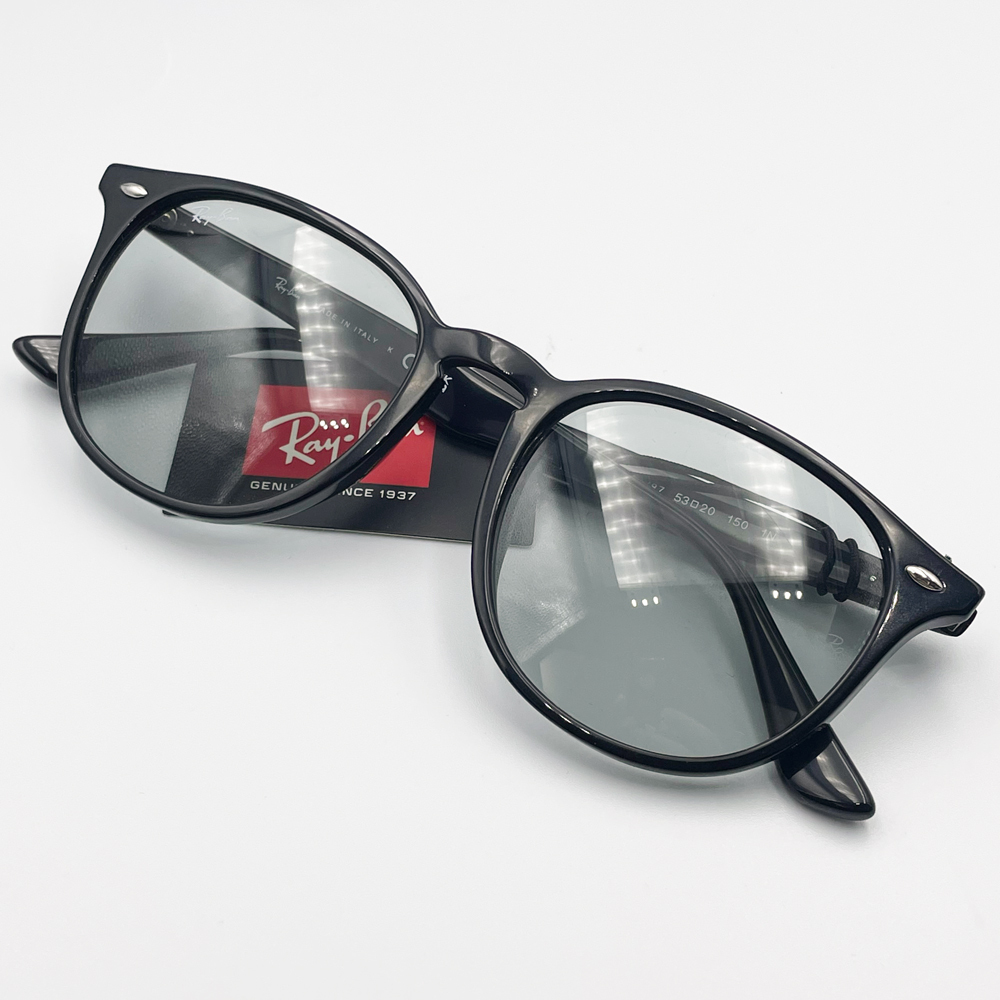 RayBan レイバン サングラス 53□20 ブラック ダークグレー RB4259F 601/87 クロス付き レイバン純正メガネケース付き 国内正規品拍卖