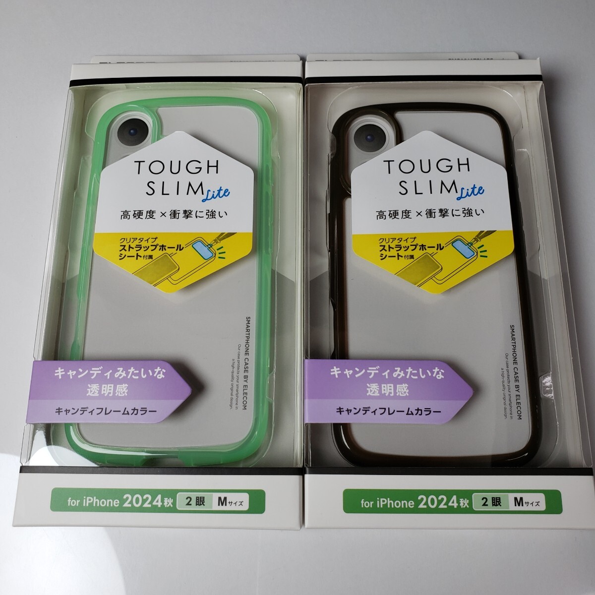 2色 iPhone16 耐衝撃ハイブリッドケース クリアグリーン クリアブラウン拍卖
