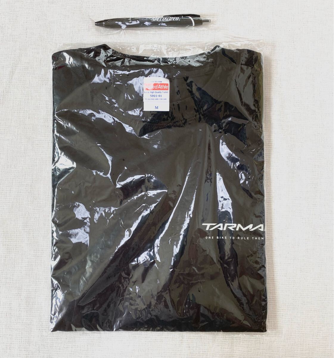 ★新品 SPECIALIZED TARMAC ノベルティTシャツ SizeM & ボールペン★拍卖
