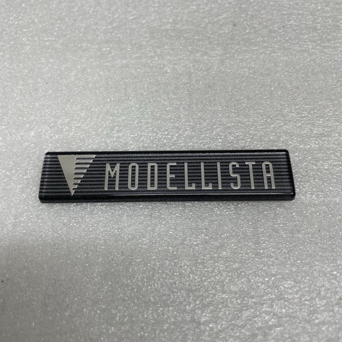 超美品☆TOYOTA トヨタ純正☆MODELLISTA モデリスタ☆フロントスポイラー用エンブレム拍卖