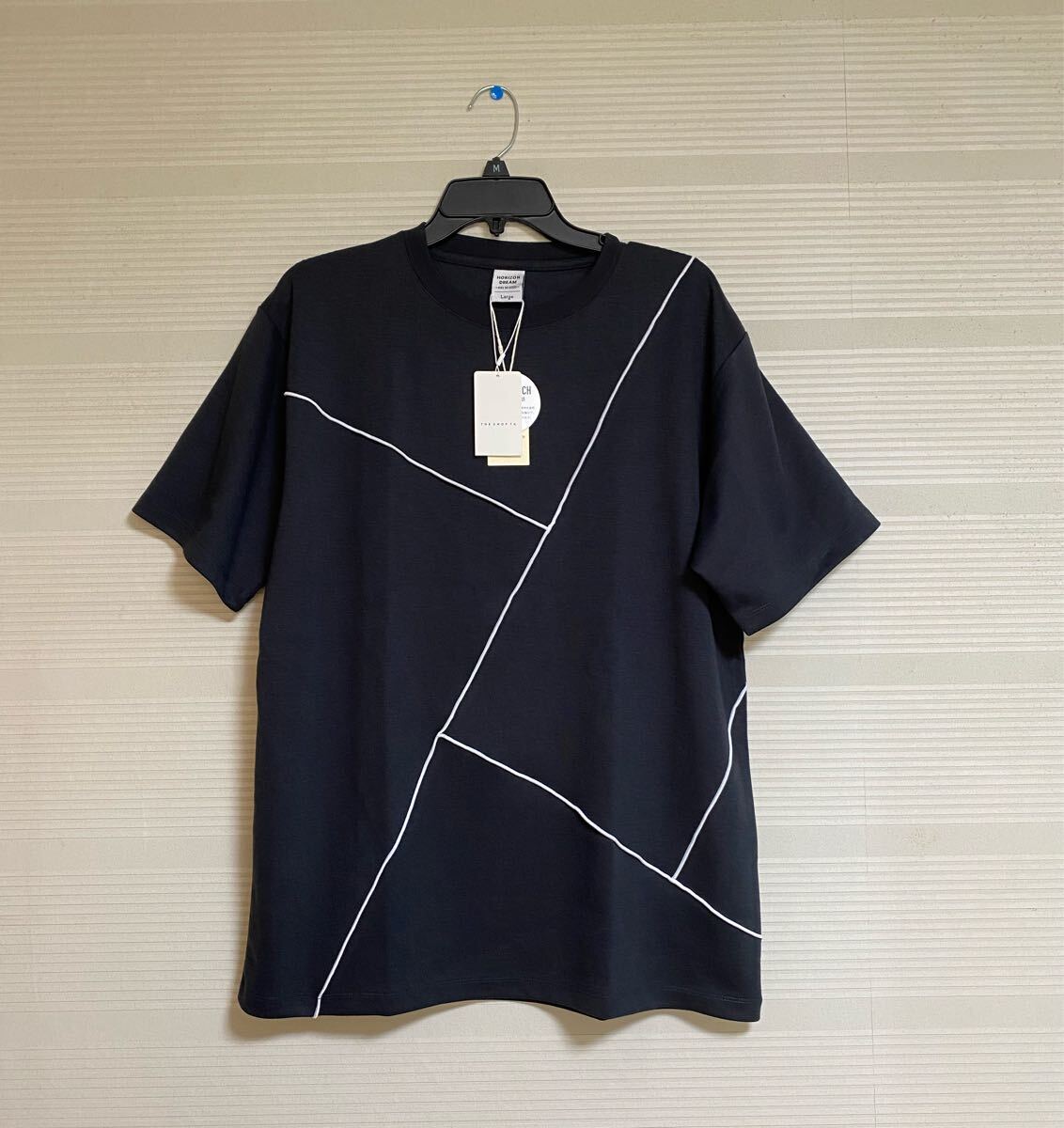 新品 本物 正規品 TK タケオキクチ メンズ Tシャツ 黒 接触冷感 綿 L拍卖
