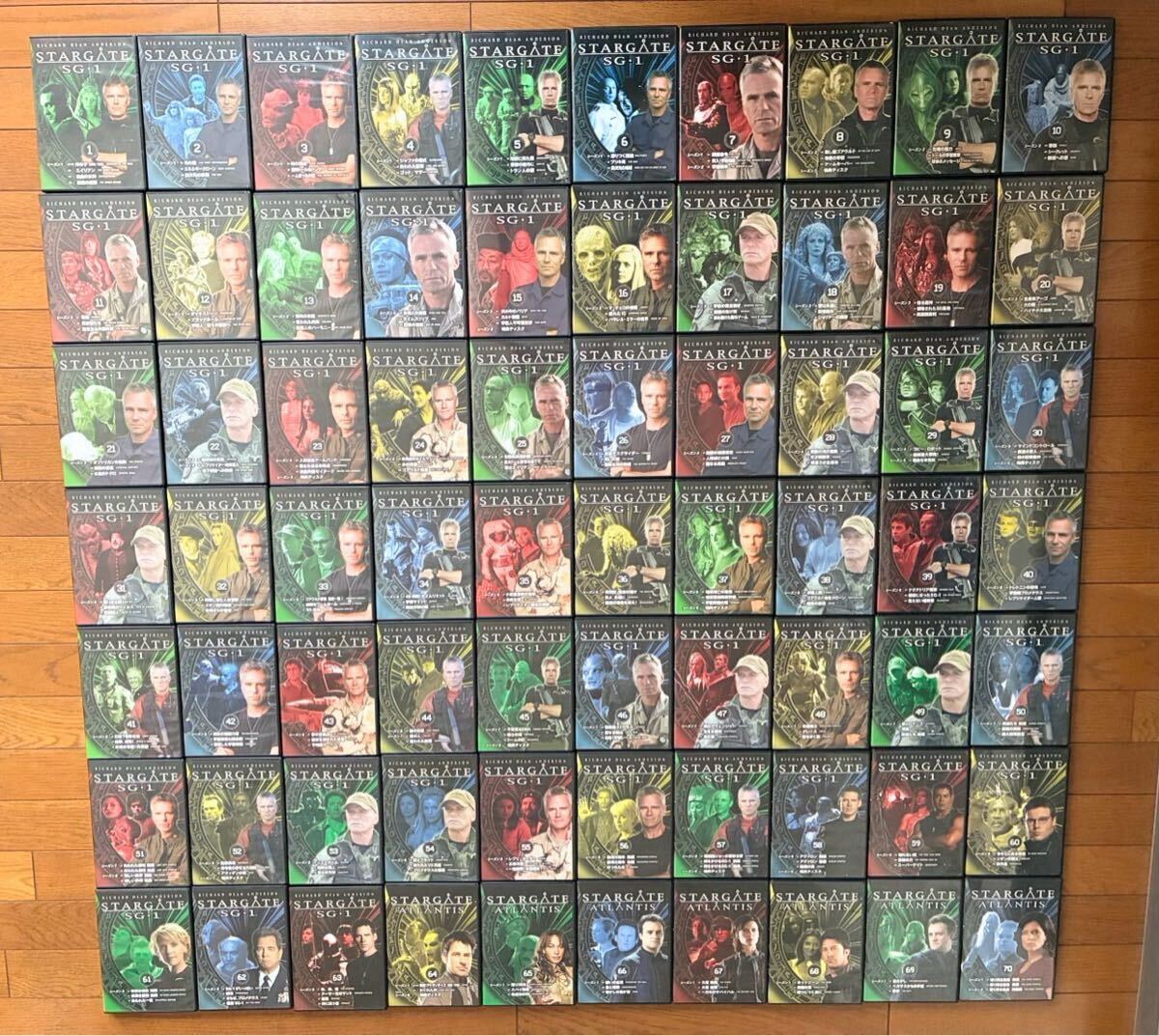 ◆70巻セット◆スターゲイト DVDコレクション◆デアゴスティーニ◆収納ラック付き◆拍卖