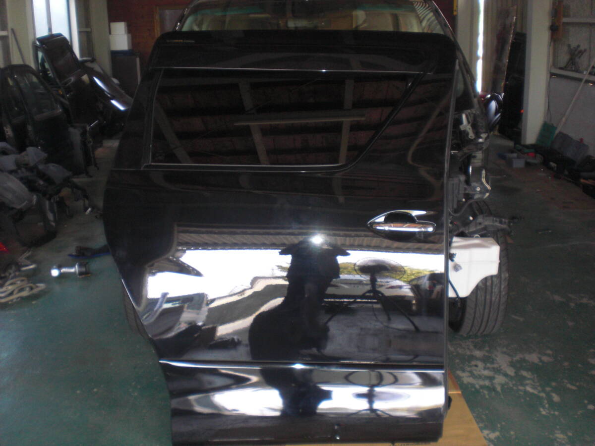 美品 20系 アルファード後期 タイプ ゴールド2 右リア パワースライド ドア ドアパネル プロテクター付き 202ブラック拍卖