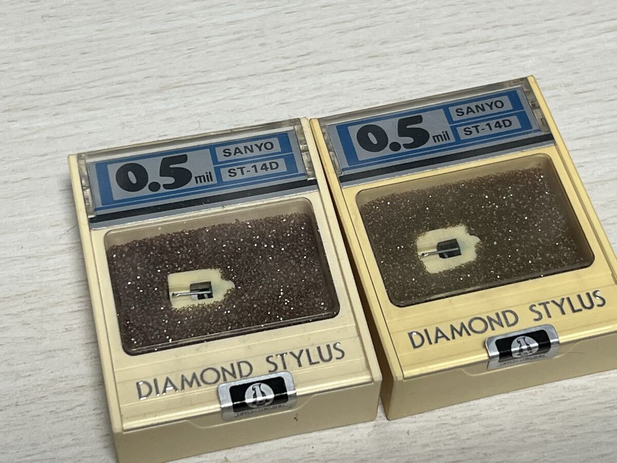 サンヨー ST-14D レコード針 日本蓄針 オーム ダイヤモンド針 レコード交換針 SANYO拍卖