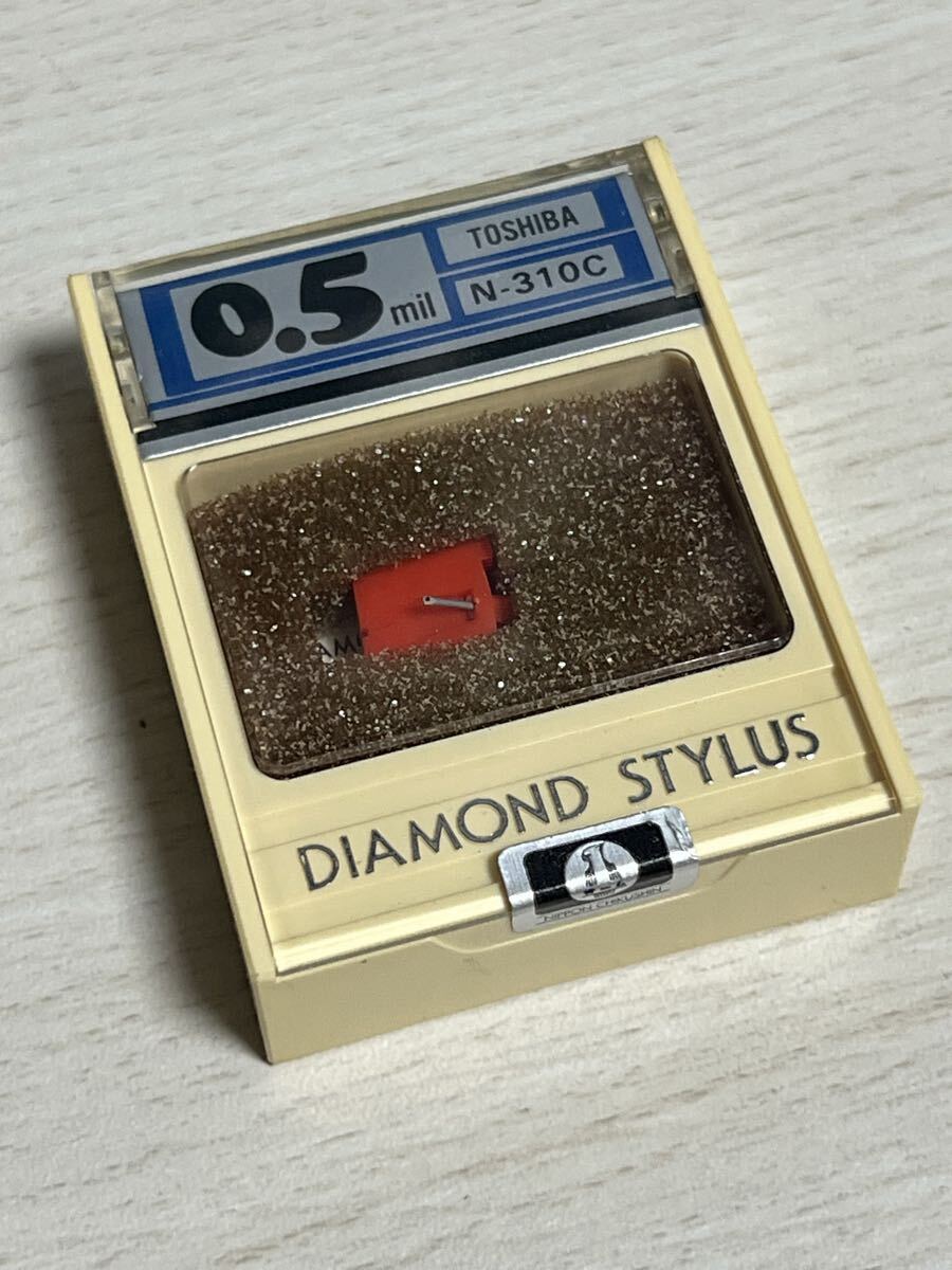東芝 N-310C レコード針 日本蓄針 オーム ダイヤモンド針 レコード交換針 TOSHIBA拍卖