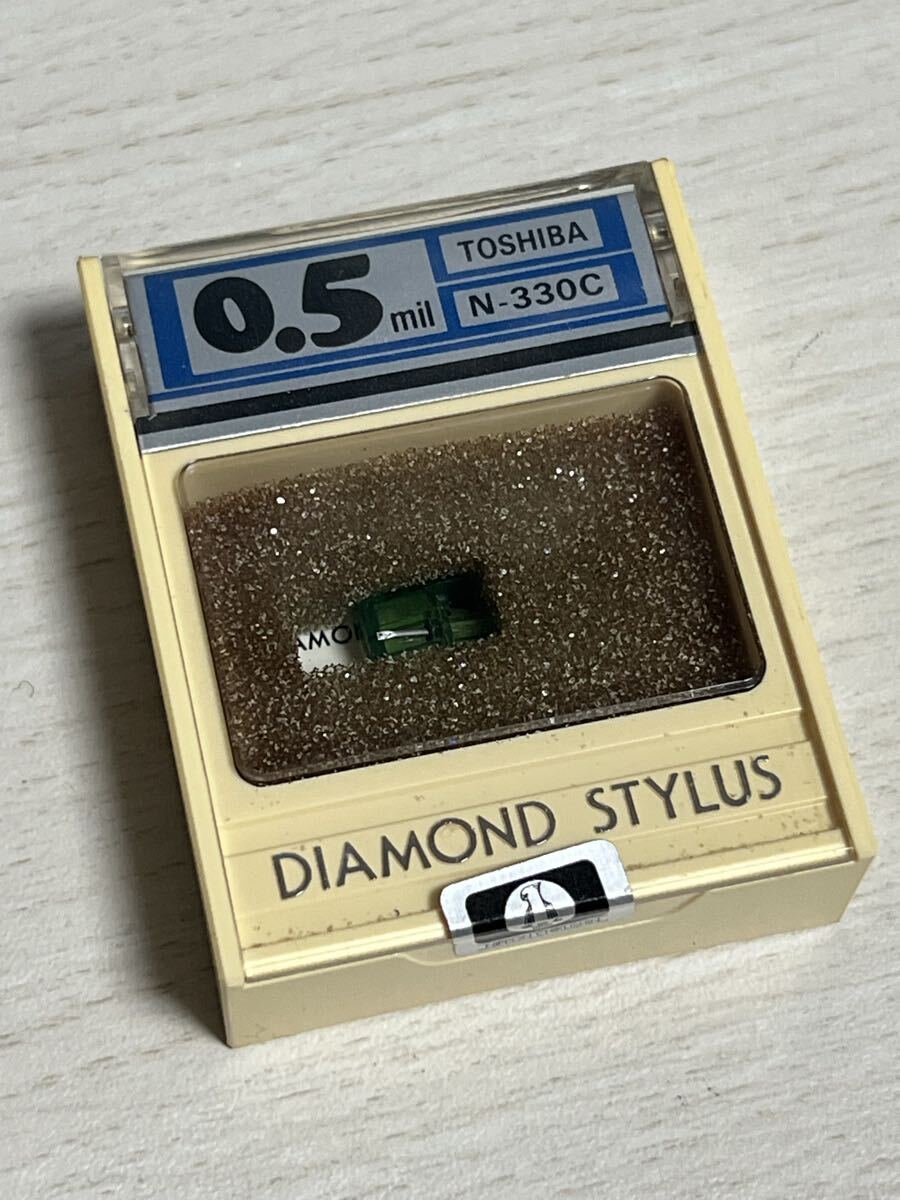 東芝 N-330C レコード針 日本蓄針 オーム ダイヤモンド針 レコード交換針 TOSHIBA拍卖