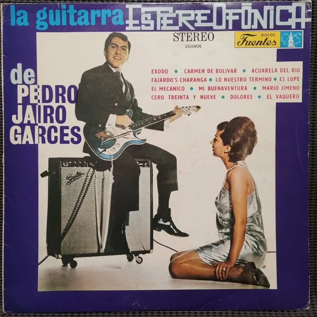 LP PEDRO JAIRO GARCES LA GUITARRA ESTEREOFONICA クンビア CUMBIA拍卖