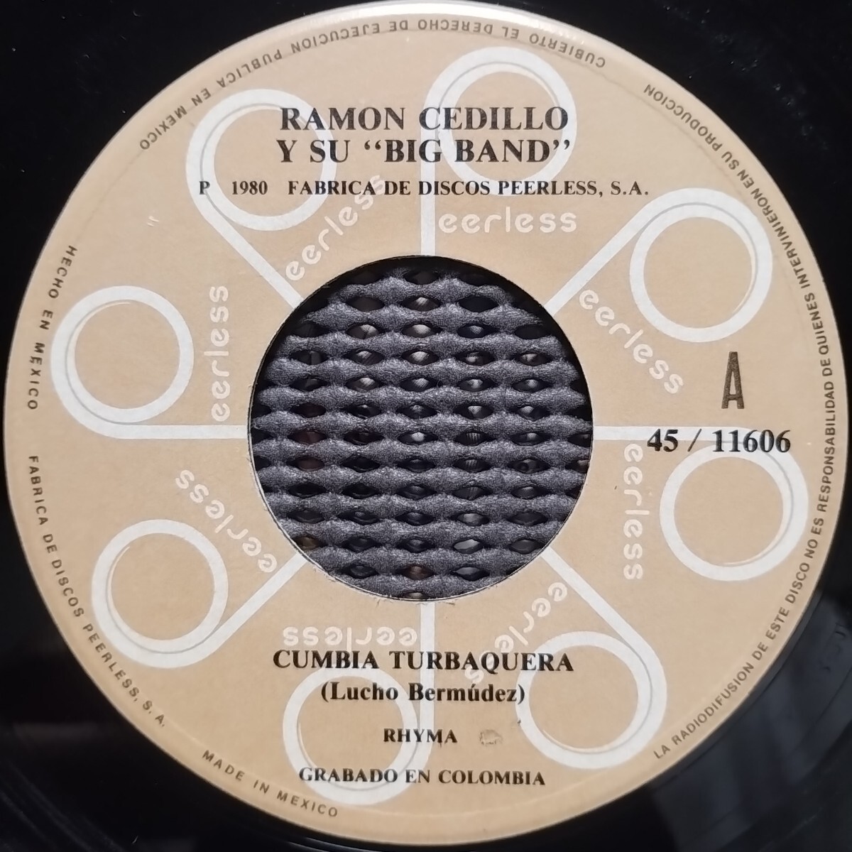 RAMON CEDILLO Y SU BIG BAND , CUMBIA TURBAQUERA クンビア拍卖
