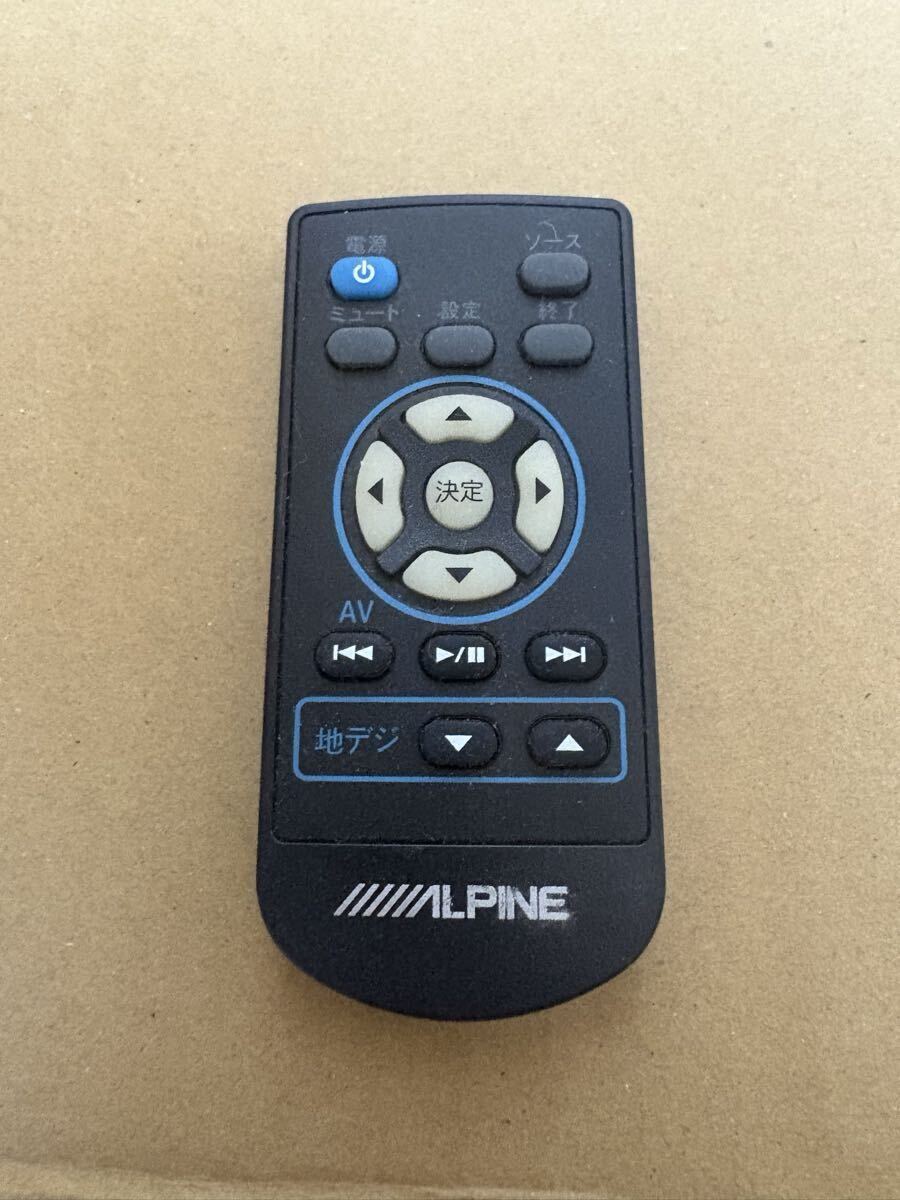 アルパイン リモコン フリップダウンモニター? 地デジチューナー リ③ 送料無料拍卖