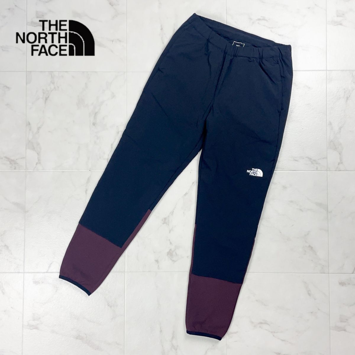 THE NORTH FACE ザノースフェイス ハイブリッドフリースパンツ 裏起毛 スウェット ジョガーパンツ レディース 黒 ブラック サイズS*FD213拍卖