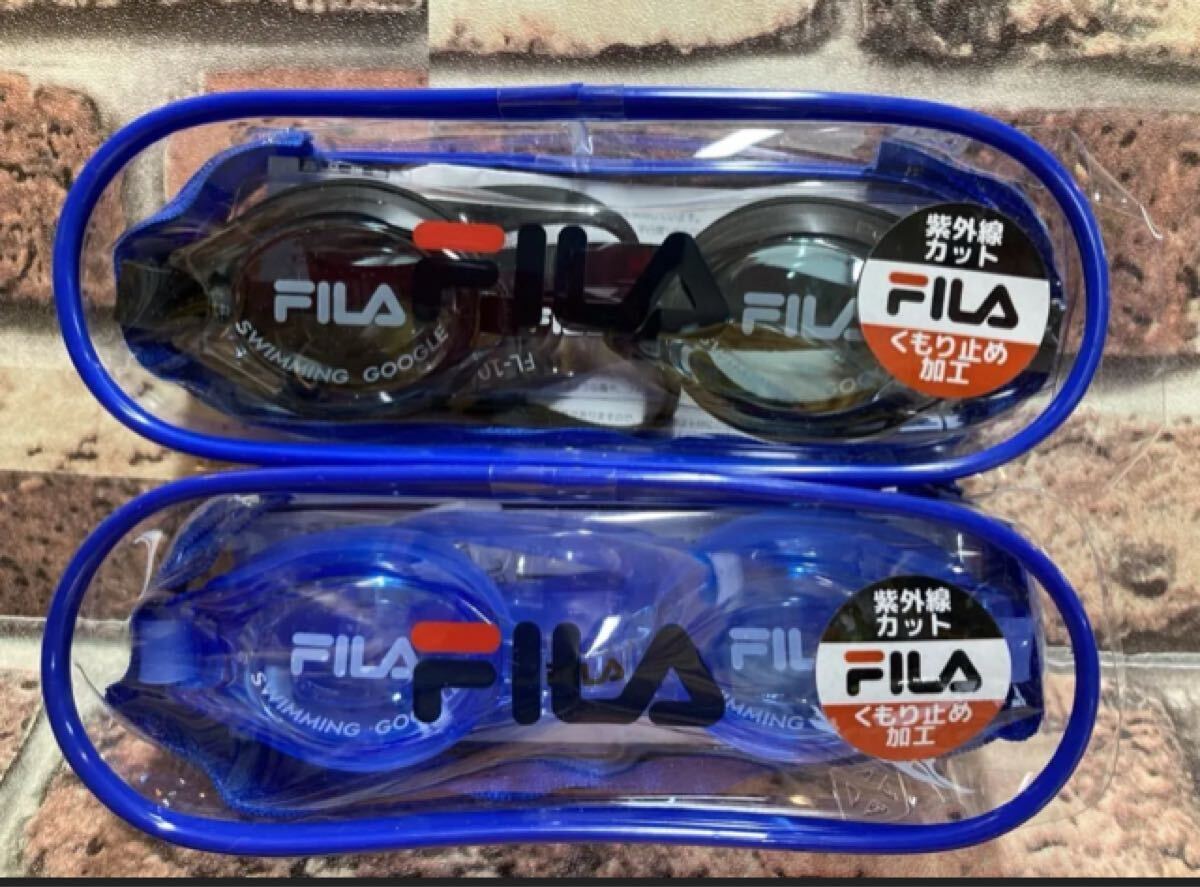 フィット感抜群!くもり止めレンズ・紫外線カット・鼻ベルト3段階調整!【FILA】スイミングゴーグル(画像から)1個拍卖