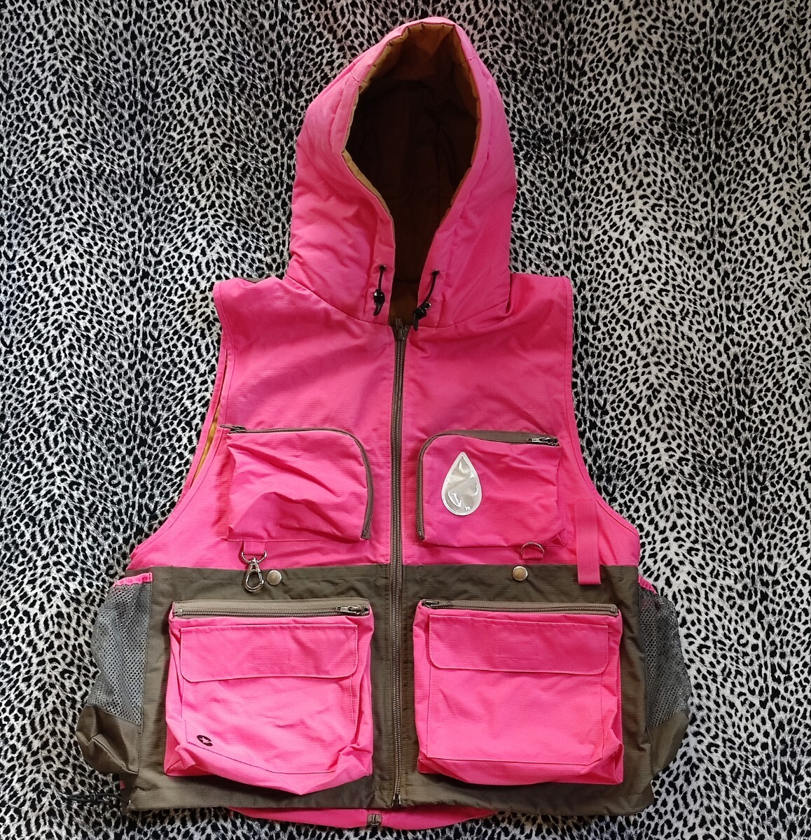 ハコベスト フード付き 非常持ち出し 防災ベスト 大人用 男女兼用 Mサイズ ピンク マシュール 日本製 グッドデザイン賞 運ベスト拍卖