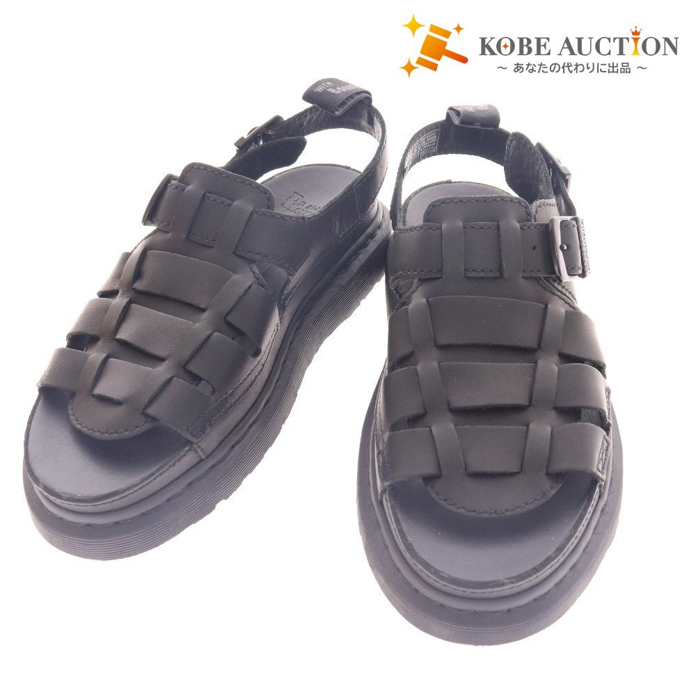 ■ ドクターマーチン サンダル グルカサンダル 8092 靴 メンズ UK10 ブラック 箱付き拍卖