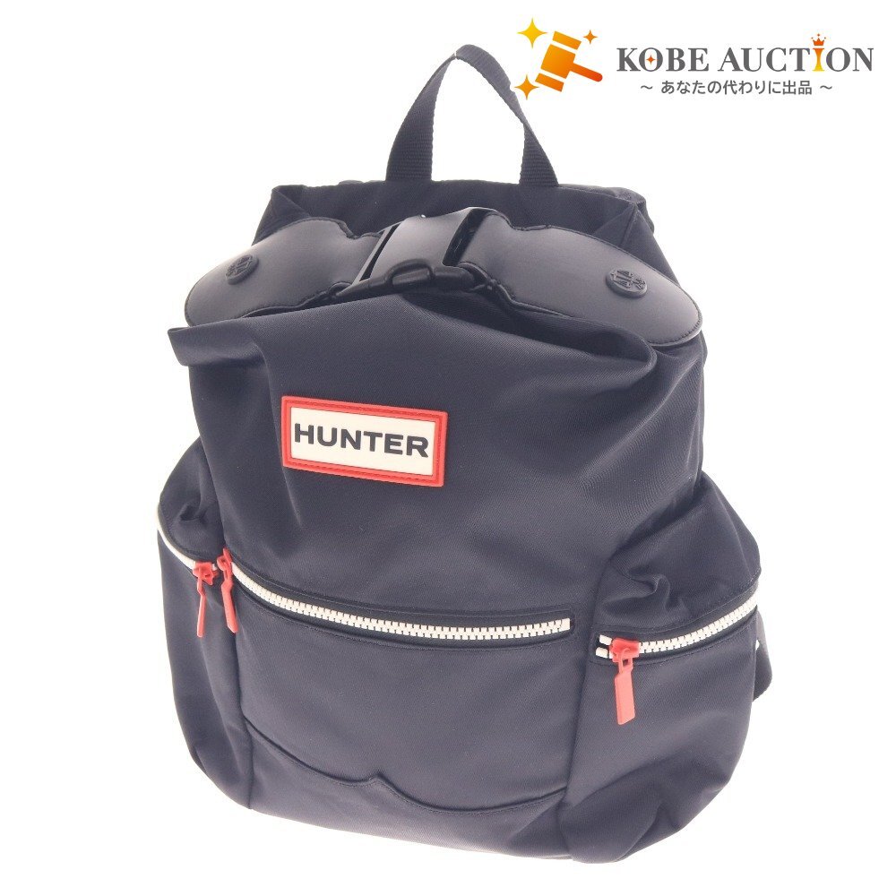 ■ ハンター リュック サック バックパック ナイロン 鞄 レディース メンズ ブラック拍卖