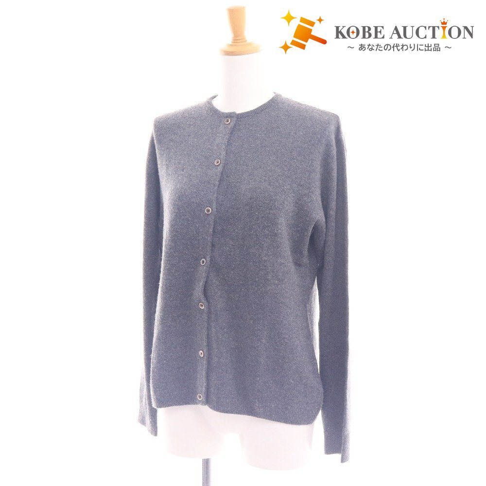 ■ ラルフローレン カーディガン 長袖 トップス 丸首 シンプル レディース 15(L相当) ダークグレー拍卖