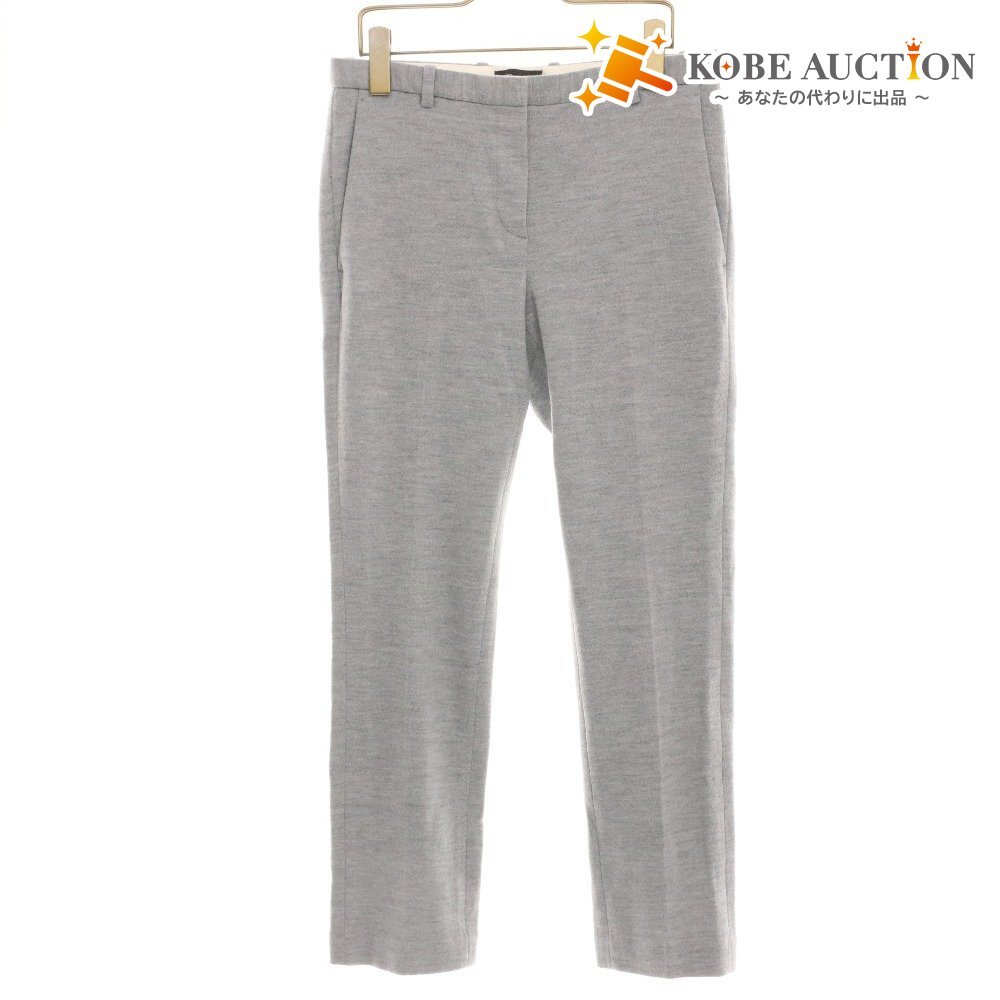 ■ Theory セオリー パンツ ボトムス スウェット チャック レディース 2 ライトグレー拍卖