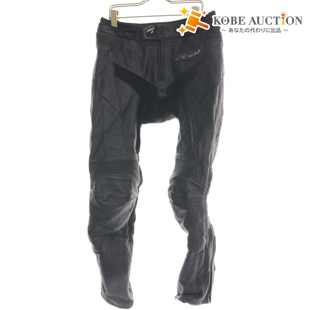 ■ RSタイチ ベンテッド レザー パンツ RSY817 ボトムス レザー ライダース メンズ M2W ブラック拍卖