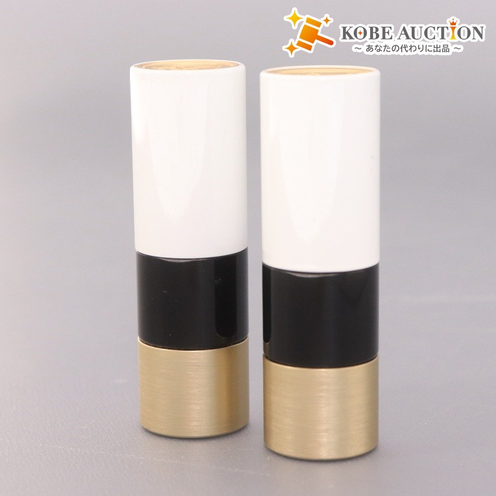 ■ エルメス コスメ リップスティック 口紅 2点セット まとめ売り ルージュ ア レーヴル サティネ 64拍卖