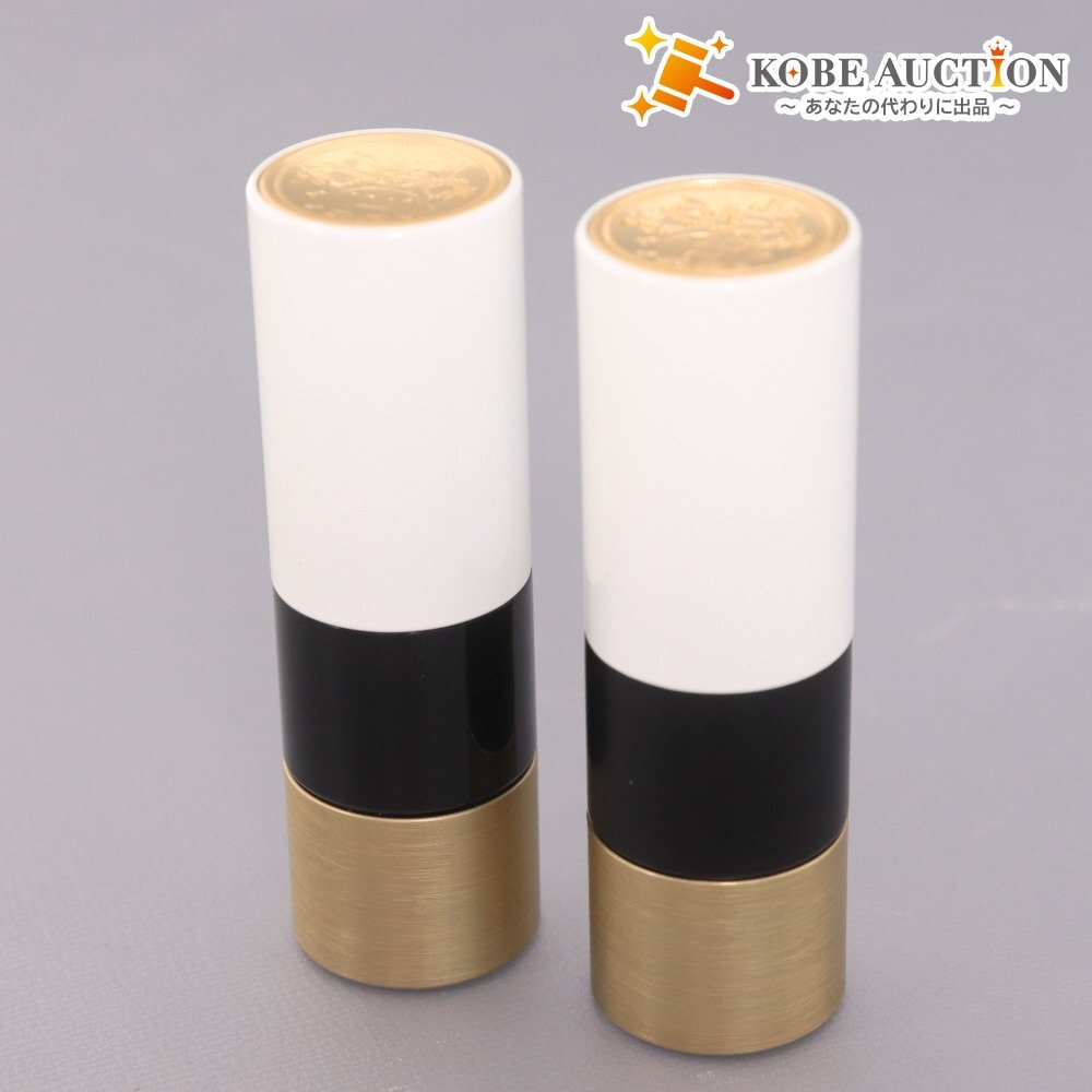 ■ エルメス コスメ リップスティック 口紅 2点セット まとめ売り ルージュ ア レーヴル サティネ マット 33拍卖