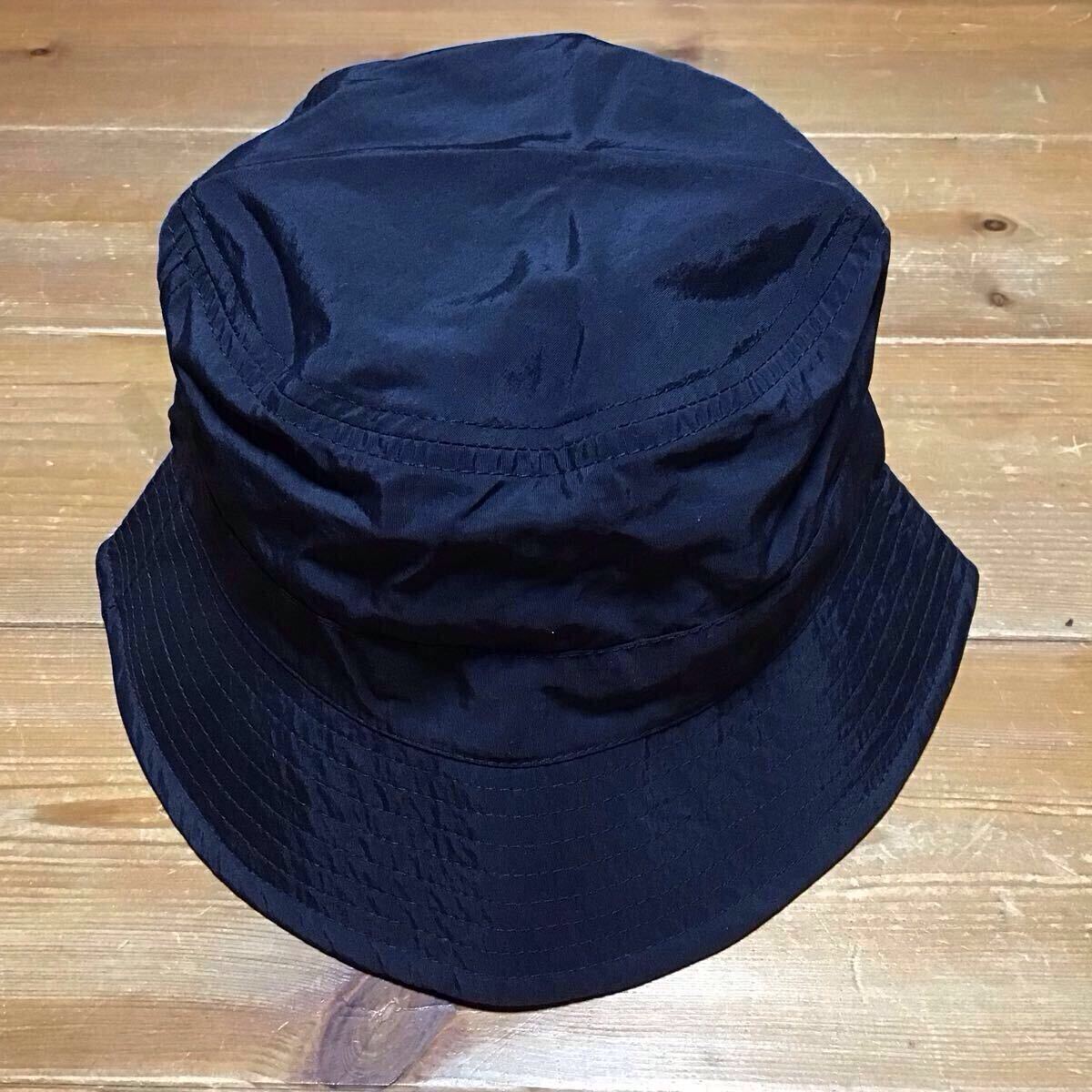 難あり バケットハット バケハ 黒 薄手のシャカシャカ生地 59cm メンズ キャンプ アウトドア 釣り 未使用保管品 菅554拍卖