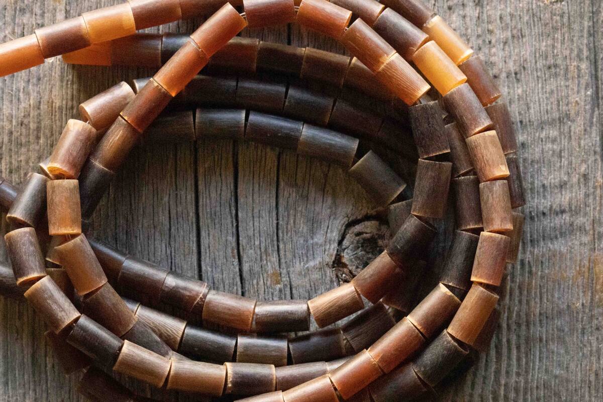 *Buffalo horn beads拍卖