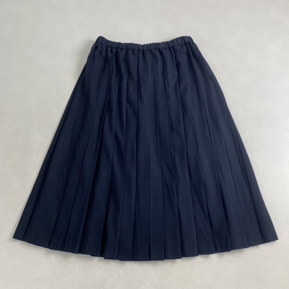 美品 ジュンヤワタナベコムデギャルソン プリーツスカート AD2019 プリーツ ネイビー M・L相当拍卖