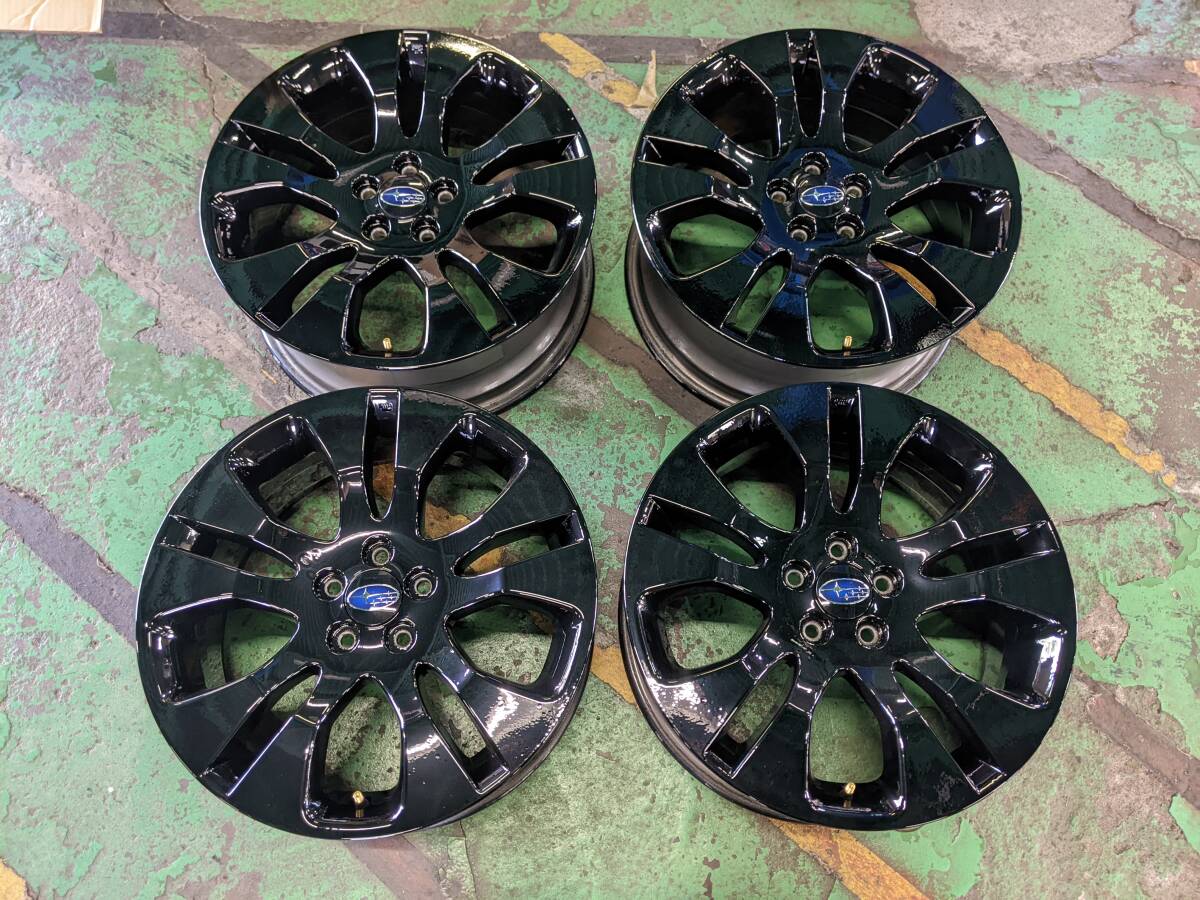 【スバル純正 BRZ フォレスター レガシィアウトバック等】 ドレスアップに最適 グロスブラックカスタム♪拍卖