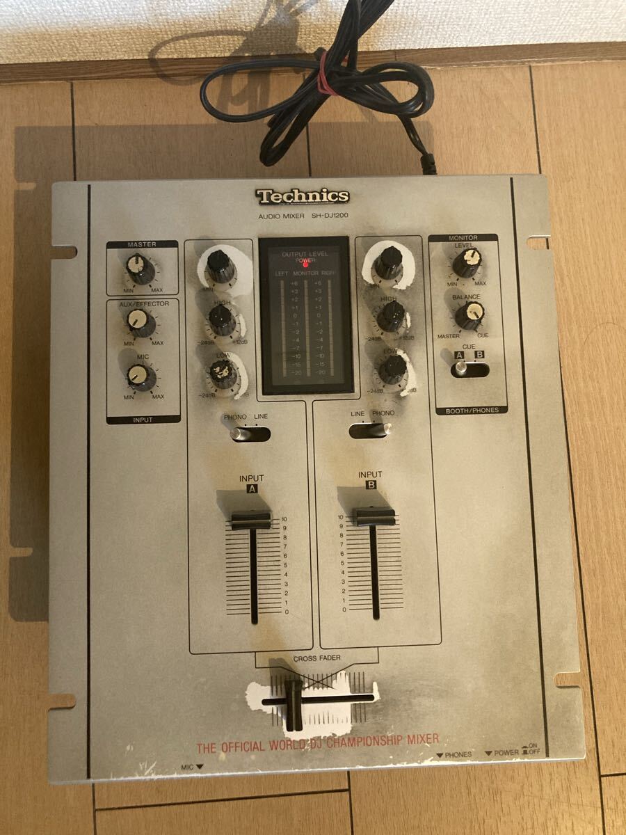 Technics テクニクス SH-DX1200 DJミキサー 通電のみ確認済み 現状品 拍卖