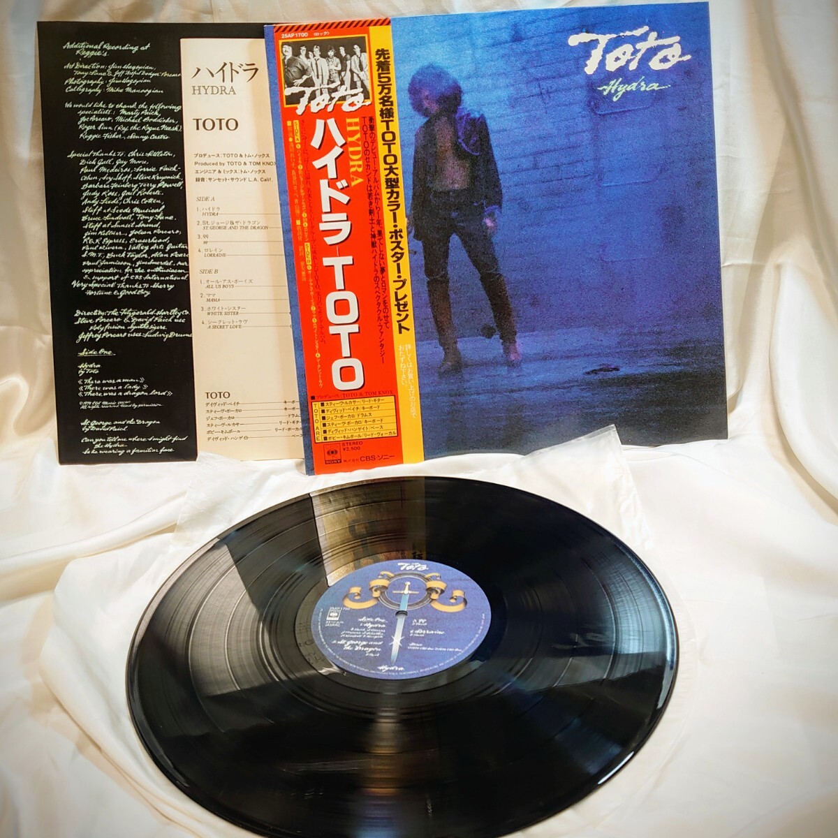 8469【LP盤】 TOTO トト / Hydra ハイドラ 25AP1700 洋楽 ロック 12インチ レコード 帯拍卖