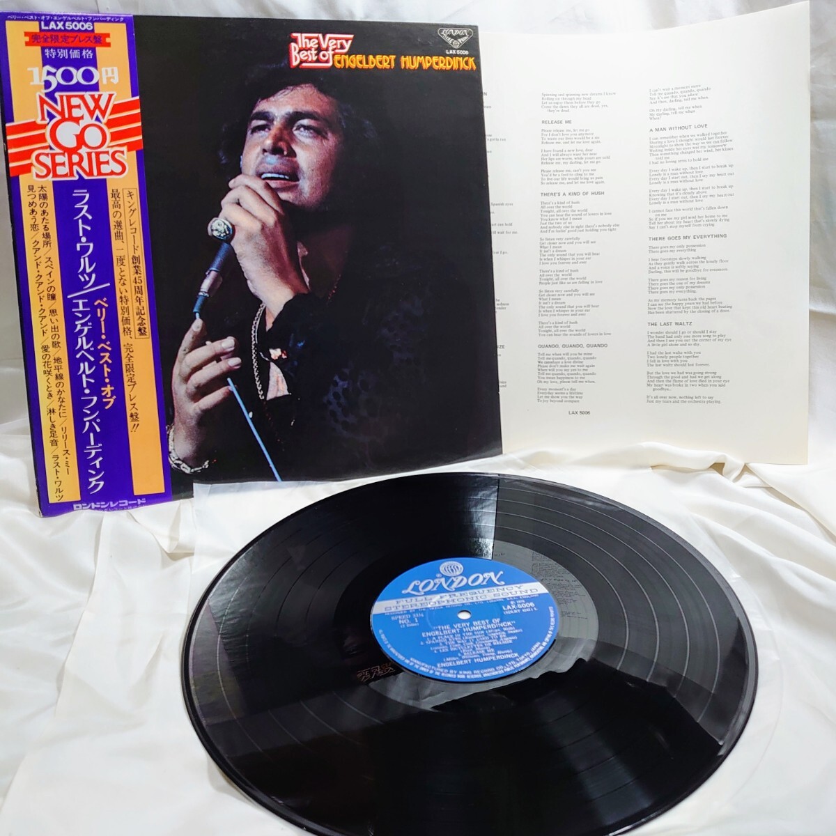 8472【LP盤】 エンゲルベルト・フンパーディンク / The Very Best Of Engelbert Humperdinck LAX5006 洋楽 ボーカル 12インチ レコード 帯拍卖